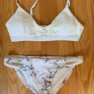 White Marble Bikini